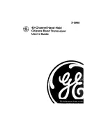 GE CITIZENS BAND TRANSCEIVER 3-5980 User Manual preview
