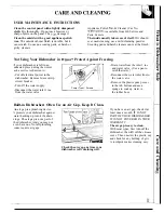 Preview for 11 page of GE CleanDesign GSD1350T Use And Care Manual