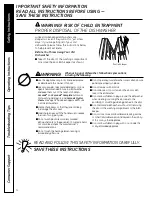 Preview for 4 page of GE CleanSteel GLD4456RCS Owner'S Manual