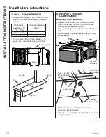 Preview for 12 page of GE ClearView AHTT06BC Owner'S Manual & Installation Instructions
