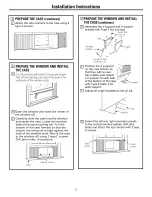 Preview for 11 page of GE CLIMATISEUR AEH25* Owner'S Manual And Installation Instructions