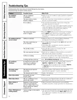 Preview for 16 page of GE CLIMATISEUR AEM18* Owner'S Manual And Installation Instructions