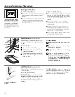 Preview for 42 page of GE Coli Top Owner'S Manual