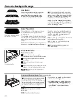 Preview for 44 page of GE Coli Top Owner'S Manual