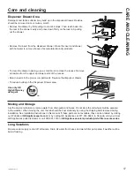 Предварительный просмотр 17 страницы GE Combination GFQ14 Owner'S Manual & Installation Instructions