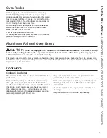 Предварительный просмотр 17 страницы GE Compact Electric Free-Standing Ranges Owner'S Manual