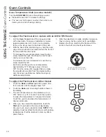 Предварительный просмотр 18 страницы GE Compact Electric Free-Standing Ranges Owner'S Manual