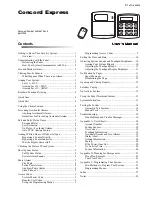 Preview for 1 page of GE Concord express User Manual
