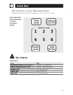 Предварительный просмотр 1 страницы GE Convection Grill Combination Microwave Quick Start Manual