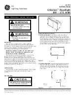 Preview for 1 page of GE Criterion GEH-5874 Instructions