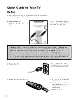 Preview for 4 page of GE CRT Television User Manual