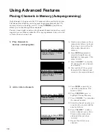 Preview for 12 page of GE CRT Television User Manual