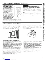 Preview for 7 page of GE CSB42 Owner'S Manual & Installation Instructions