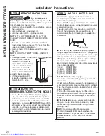 Preview for 20 page of GE CSB42 Owner'S Manual & Installation Instructions