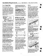 Preview for 4 page of GE CSXH24D Use And Care Manual