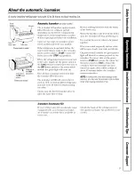 Preview for 9 page of GE CTS18HBSDRWW and Owner'S Manual And Installation Instructions