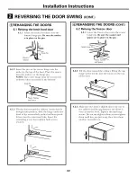 Предварительный просмотр 22 страницы GE CTS18HBSDRWW and Owner'S Manual And Installation Instructions