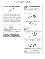 Предварительный просмотр 43 страницы GE CTS18HBSDRWW and Owner'S Manual And Installation Instructions