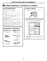 Предварительный просмотр 76 страницы GE CTS18HBSDRWW and Owner'S Manual And Installation Instructions