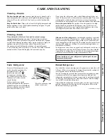 Preview for 7 page of GE CTT14CYT Use And Care & Installation Manual