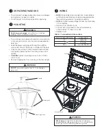 Preview for 2 page of GE current Evolve LED Post Top Series Installation Manual