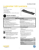 GE Current Lumination IS Series Installation Manual preview