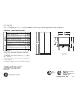 GE CustomStyle GCL22QGT Dimensions And Installation Information preview