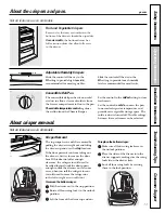 Preview for 11 page of GE CustomStyle GCL22QGT Owner'S Manual And Installation Manual