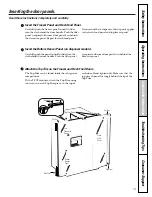 Preview for 19 page of GE CustomStyle GCL22QGT Owner'S Manual And Installation Manual