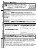 Preview for 126 page of GE CustomStyle GCL22QGT Owner'S Manual And Installation Manual