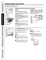 Preview for 8 page of GE CustomStyle GSC23LSRSS Owner'S Manual And Installation Instructions