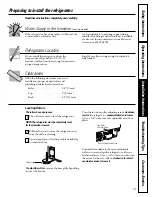 Preview for 13 page of GE CustomStyle Profile Performance 22 Owner'S Manual