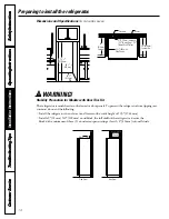 Preview for 14 page of GE CustomStyle Profile Performance 22 Owner'S Manual