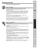 Preview for 19 page of GE CustomStyle Profile Performance 22 Owner'S Manual