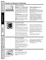 Preview for 48 page of GE CustomStyle Profile Performance 22 Owner'S Manual