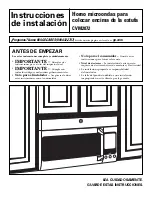 Preview for 25 page of GE CVM2072SMSS Installation Instructions Manual