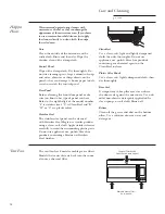 Предварительный просмотр 38 страницы GE CVM2072SMSS Owner'S Manual