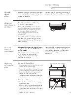 Предварительный просмотр 39 страницы GE CVM2072SMSS Owner'S Manual