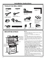 Предварительный просмотр 6 страницы GE CVM517P2RS1 Installation Instructions Manual