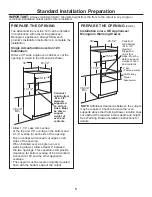 Preview for 5 page of GE CWB7030 Installation Instructions Manual