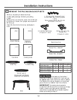 Preview for 12 page of GE CWB7030 Installation Instructions Manual