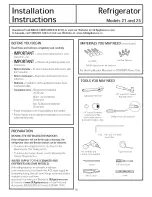 Предварительный просмотр 18 страницы GE CWS21SSEBFSS Owner'S Manual And Installation Instructions