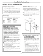 Предварительный просмотр 21 страницы GE CWS21SSEBFSS Owner'S Manual And Installation Instructions