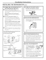 Предварительный просмотр 22 страницы GE CWS21SSEBFSS Owner'S Manual And Installation Instructions