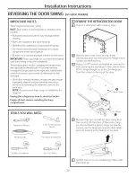 Предварительный просмотр 28 страницы GE CWS21SSEBFSS Owner'S Manual And Installation Instructions