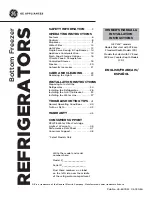 Preview for 1 page of GE CYE22UELDDS Owner'S Manual & Installation Instructions