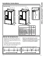 Preview for 25 page of GE CYE22UELDDS Owner'S Manual & Installation Instructions