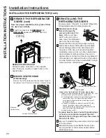 Preview for 28 page of GE CYE22UELDDS Owner'S Manual & Installation Instructions