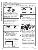 Preview for 32 page of GE CYE22UELDDS Owner'S Manual & Installation Instructions