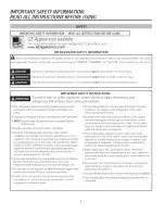 Preview for 2 page of GE CYE23TSDFSS Owner'S Manual And Installation Instructions